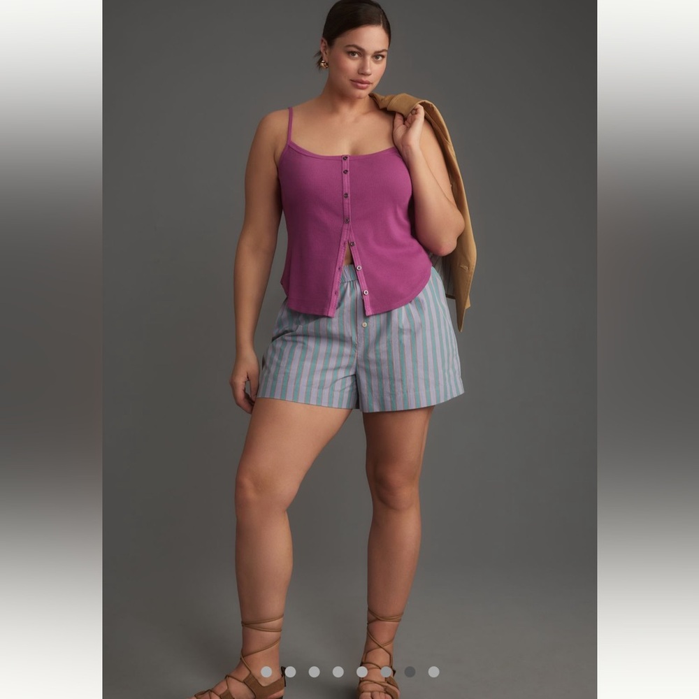 PILCRO BUTTON-FRONT CAMI - Picture 7 of 9